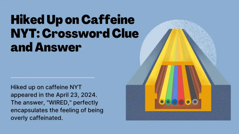 Hiked Up on Caffeine NYT: Crossword Clue and Answer