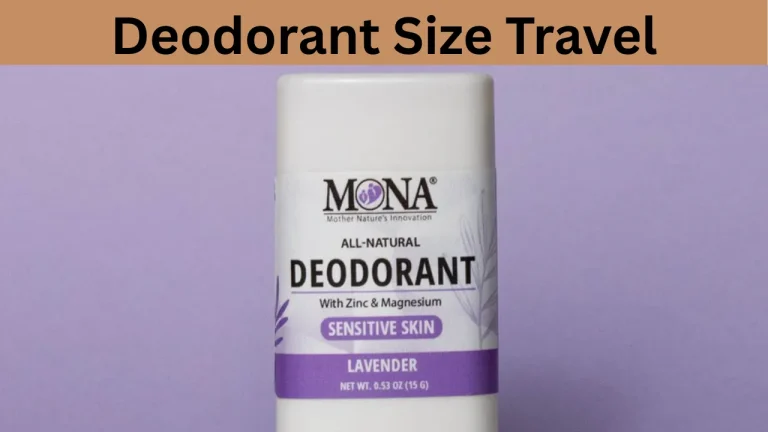 Deodorant Size Travel