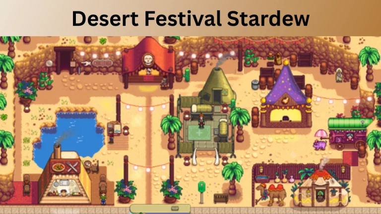 Desert Festival Stardew